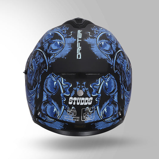 DRIFTER D3 RAMPAGE DECOR MATT BLACK & BLUE
