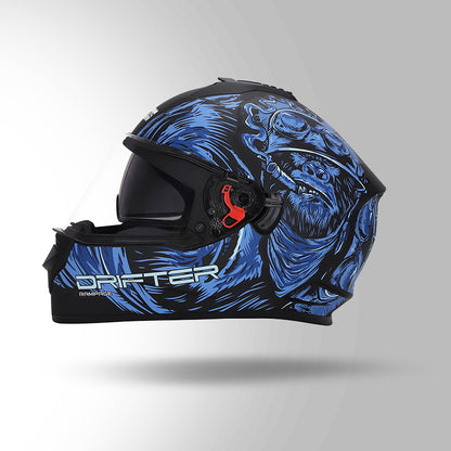 DRIFTER D3 RAMPAGE DECOR MATT BLACK & BLUE