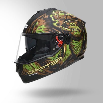 DRIFTER D3 RAMPAGE DECOR MATT BLACK & GREEN