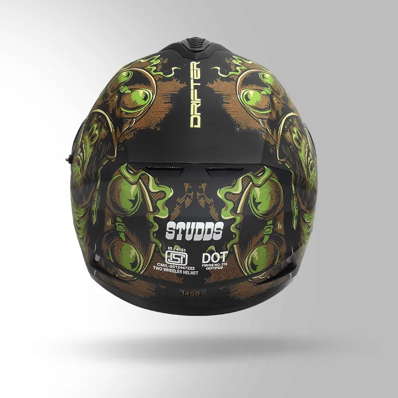 DRIFTER D3 RAMPAGE DECOR MATT BLACK & GREEN