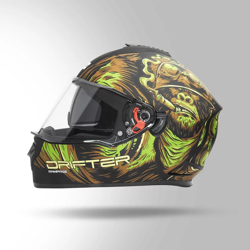 DRIFTER D3 RAMPAGE DECOR MATT BLACK & GREEN