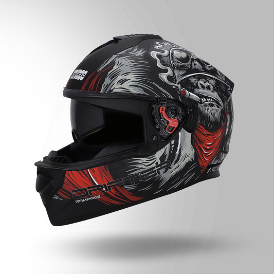 DRIFTER D3 RAMPAGE DECOR MATT BLACK / GREY AND RED