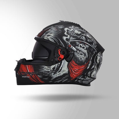 DRIFTER D3 RAMPAGE DECOR MATT BLACK / GREY AND RED