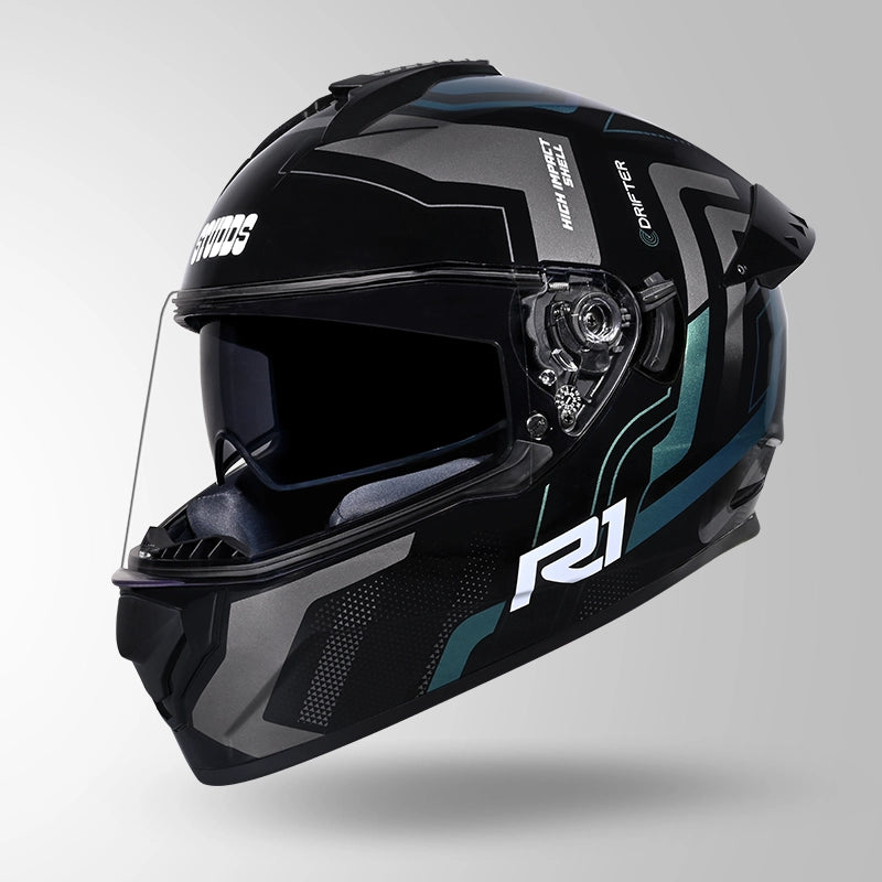 DRIFTER D4 R1 CHAMELEON DECOR BLACK & BLUE
