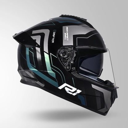 DRIFTER D4 R1 CHAMELEON DECOR BLACK & BLUE