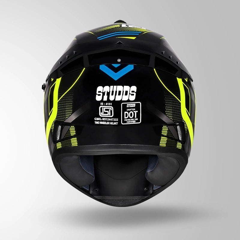 DRIFTER D4 R1 DECOR BLACK / YELLOW & GREY