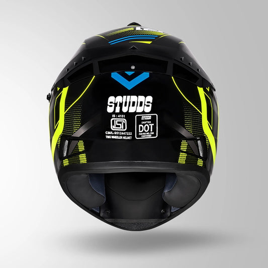 DRIFTER D4 R1 DECOR BLACK / YELLOW & GREY
