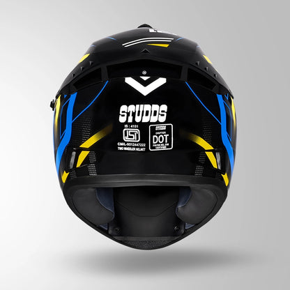 DRIFTER D4 R1 DECOR BLACK / YELLOW & WHITE