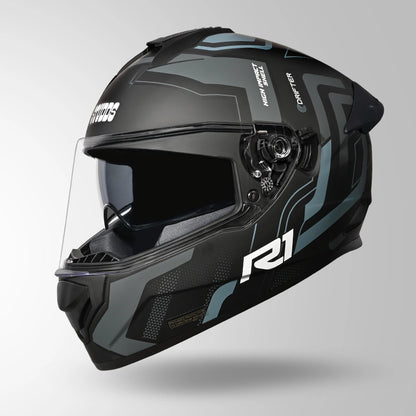 DRIFTER D4 R1 DECOR MATT BLACK & GREY