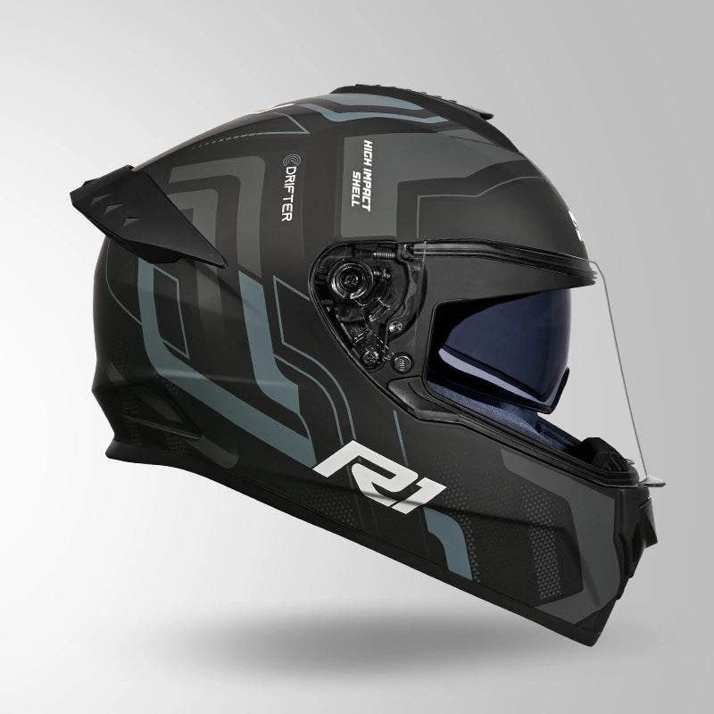 DRIFTER D4 R1 DECOR MATT BLACK & GREY