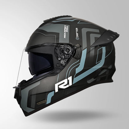 DRIFTER D4 R1 DECOR MATT BLACK & GREY