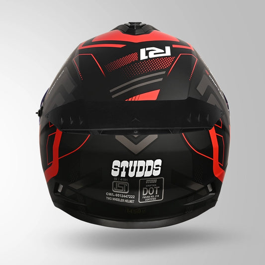 DRIFTER D4 R1 DECOR MATT BLACK & RED