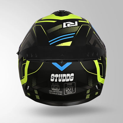 DRIFTER D4 R1 DECOR MATT BLACK / YELLOW & GREY