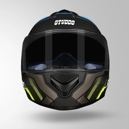 DRIFTER D4 R1 DECOR MATT BLACK / YELLOW & GREY