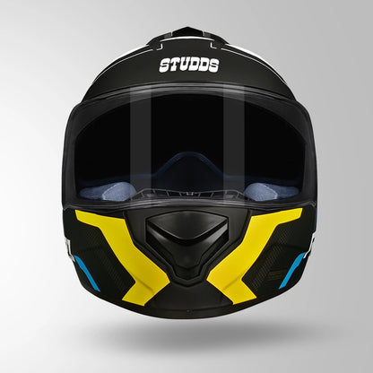 DRIFTER D4 R1 DECOR MATT BLACK / YELLOW & WHITE