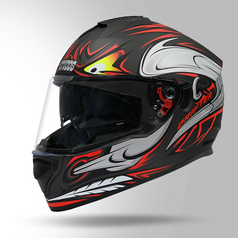 DRIFTER D4 TAURUS DECOR MATT GREY & RED
