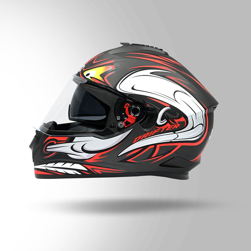 DRIFTER D4 TAURUS DECOR MATT GREY & RED