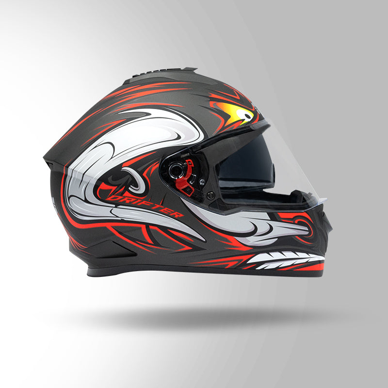 DRIFTER D4 TAURUS DECOR MATT GREY & RED