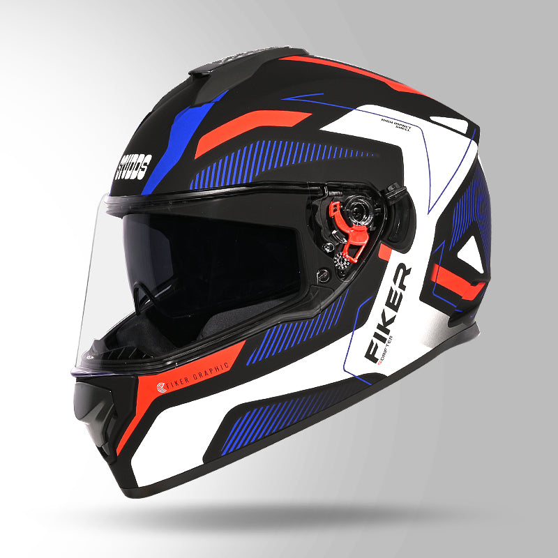 DRIFTER D5 FIKER DECOR MATT BLACK & BLUE