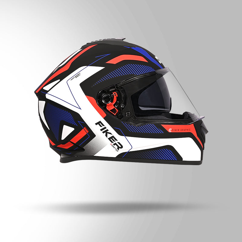 DRIFTER D5 FIKER DECOR MATT BLACK & BLUE