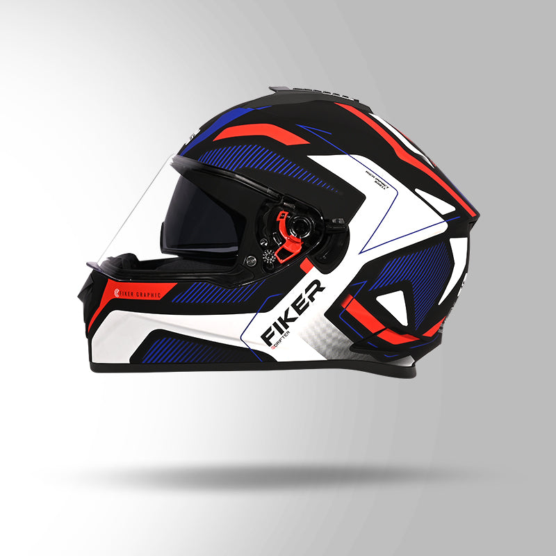 DRIFTER D5 FIKER DECOR MATT BLACK & BLUE