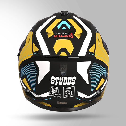 DRIFTER D5 FIKER DECOR MATT BLACK & GOLDEN