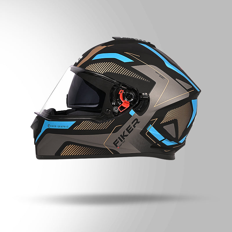 DRIFTER D5 FIKER DECOR MATT BLACK & GREY
