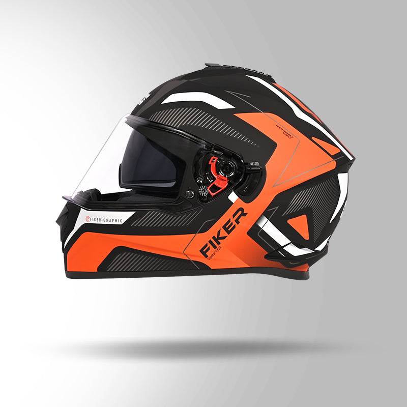 DRIFTER D5 FIKER DECOR MATT BLACK & ORANGE