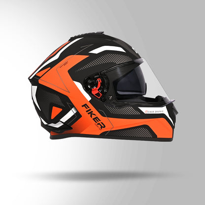 DRIFTER D5 FIKER DECOR MATT BLACK & ORANGE