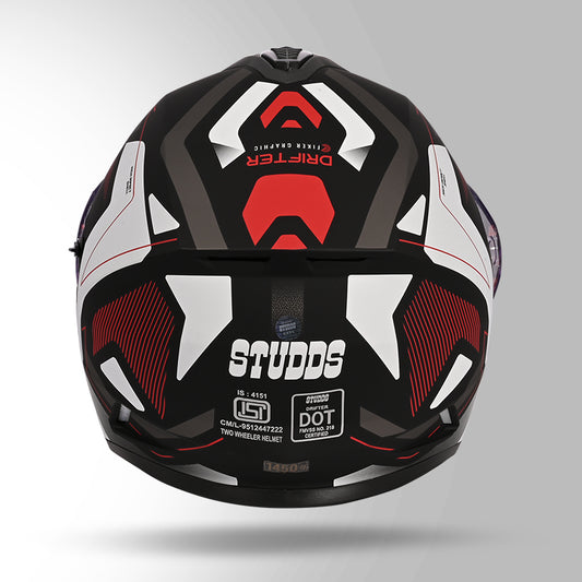 DRIFTER D5 FIKER DECOR MATT BLACK & RED
