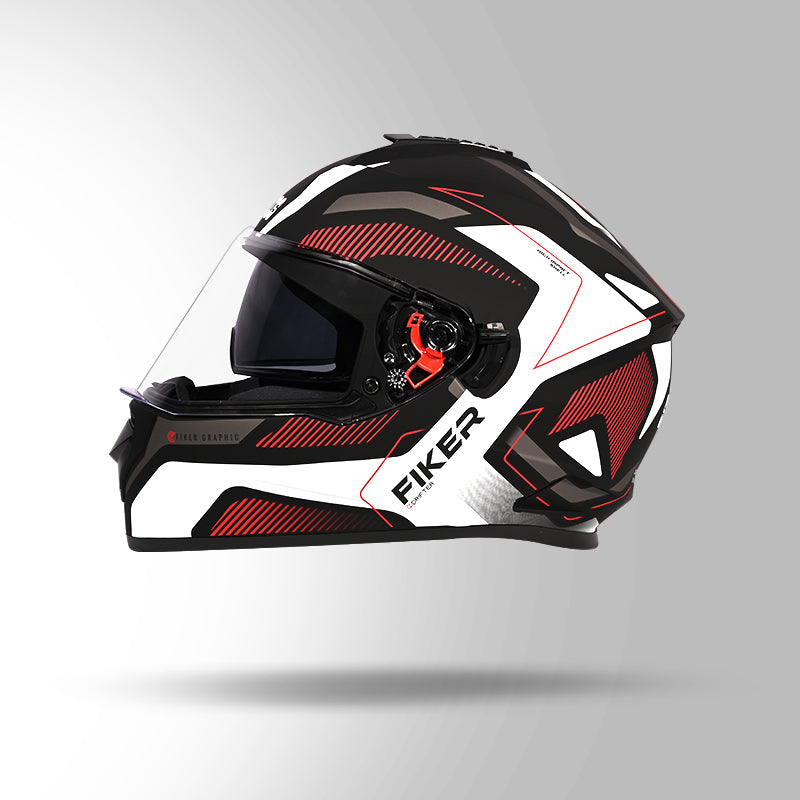 DRIFTER D5 FIKER DECOR MATT BLACK & RED