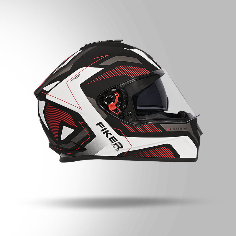 DRIFTER D5 FIKER DECOR MATT BLACK & RED