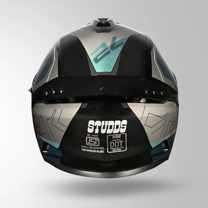 DRIFTER D6 REBELLION CHAMELEON DECOR BLACK & BLUE