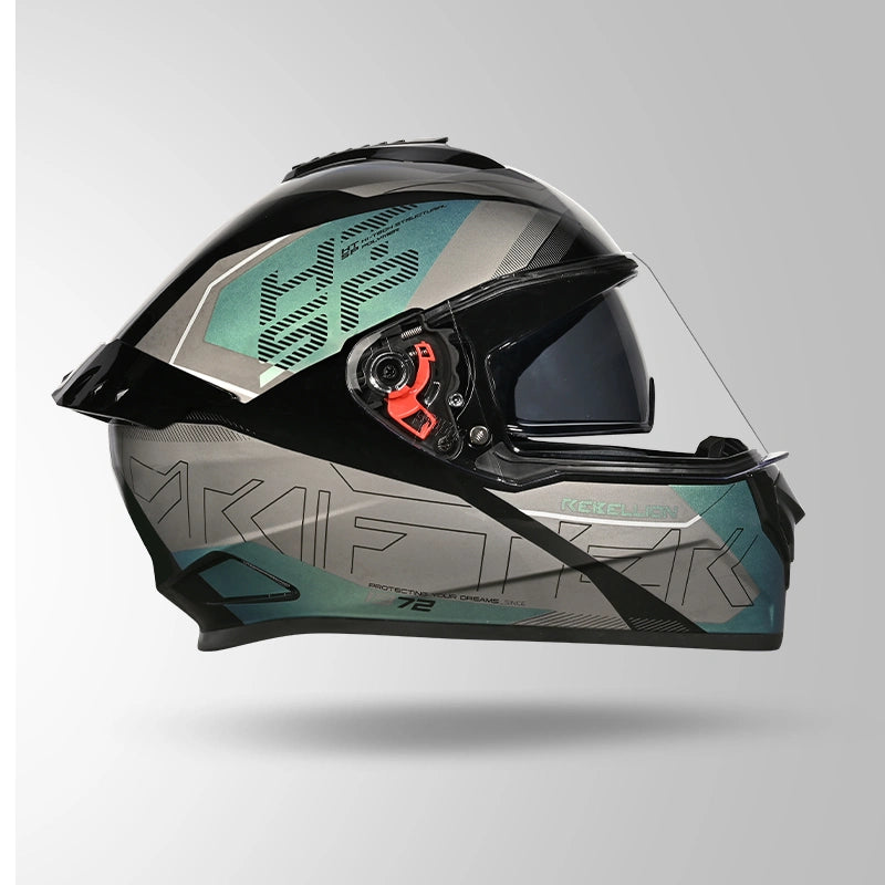 DRIFTER D6 REBELLION CHAMELEON DECOR BLACK & BLUE