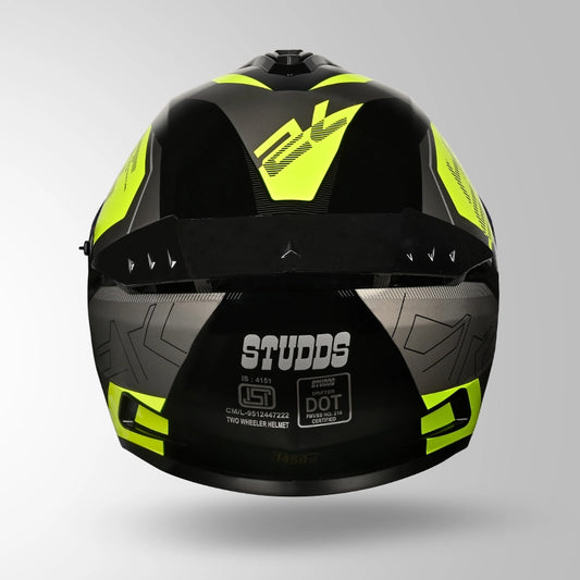 DRIFTER D6 REBELLION DECOR BLACK / FLUORESCENT YELLOW & YELLOW