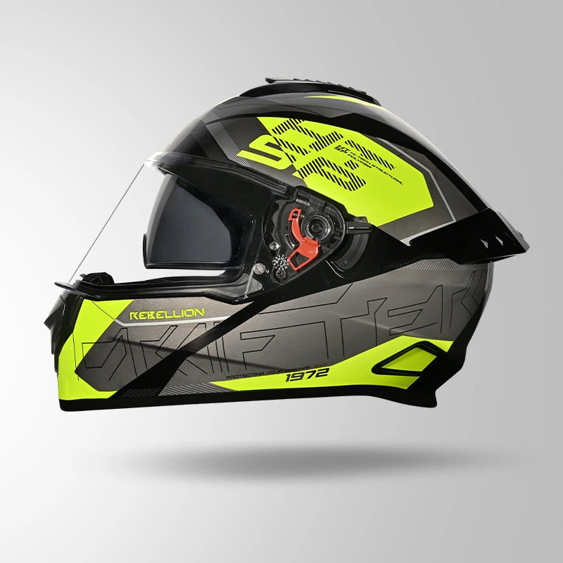 DRIFTER D6 REBELLION DECOR BLACK / FLUORESCENT YELLOW & YELLOW