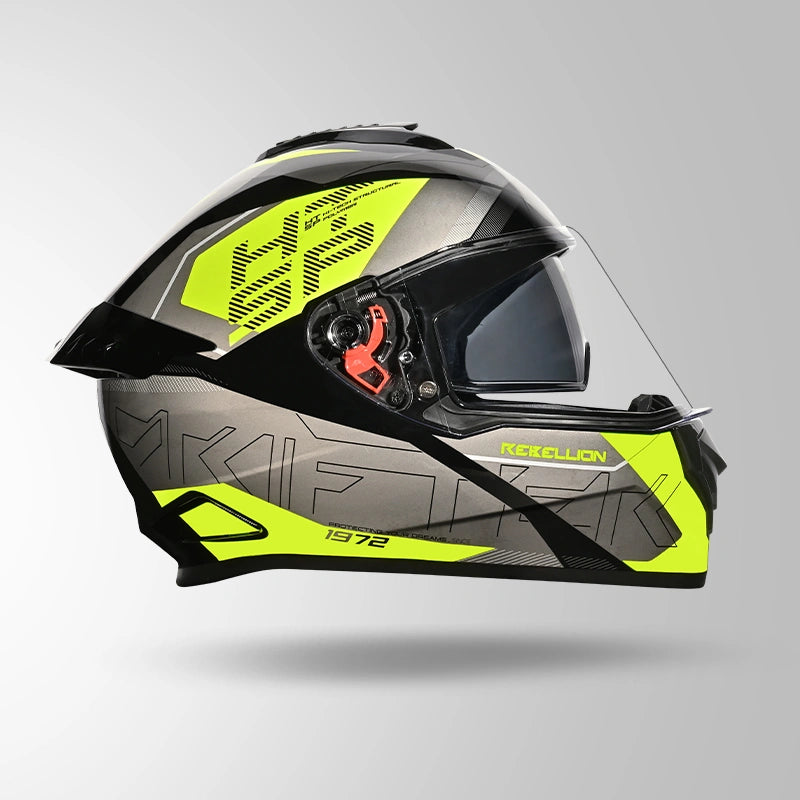 DRIFTER D6 REBELLION DECOR BLACK / FLUORESCENT YELLOW & YELLOW