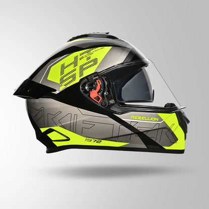 DRIFTER D6 REBELLION DECOR BLACK / FLUORESCENT YELLOW & YELLOW