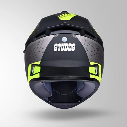 DRIFTER D6 REBELLION DECOR MATT BLACK / FLUORESCENT YELLOW & YELLOW
