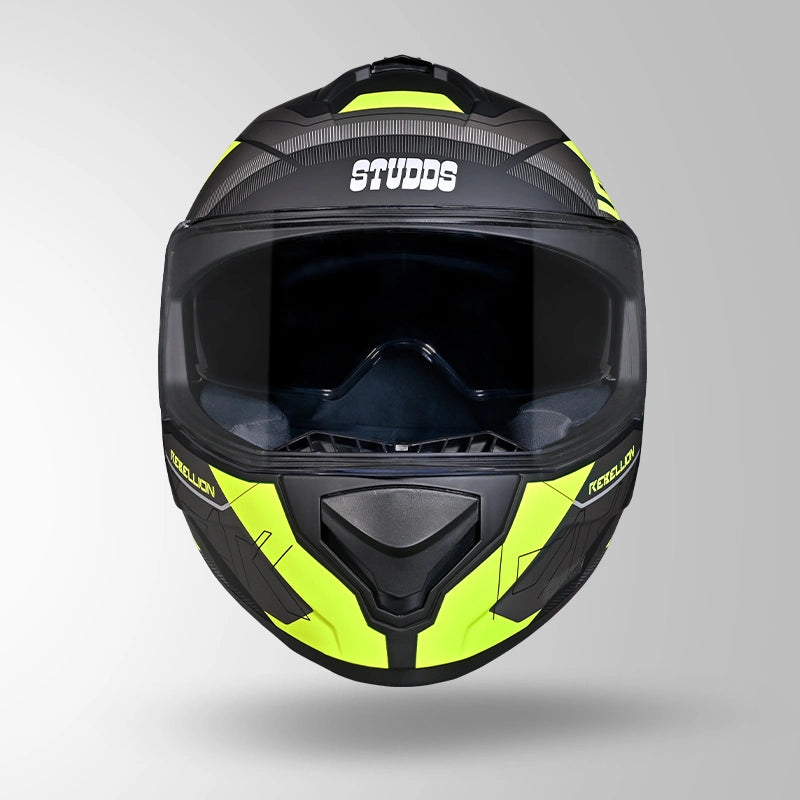 DRIFTER D6 REBELLION DECOR MATT BLACK / FLUORESCENT YELLOW & YELLOW