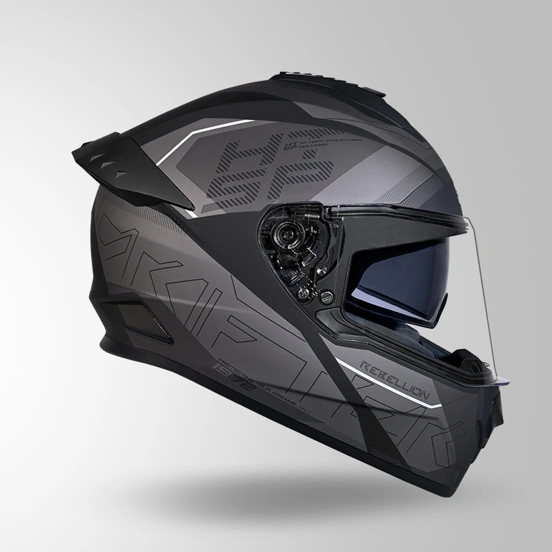 DRIFTER D6 REBELLION DECOR MATT BLACK & GREY