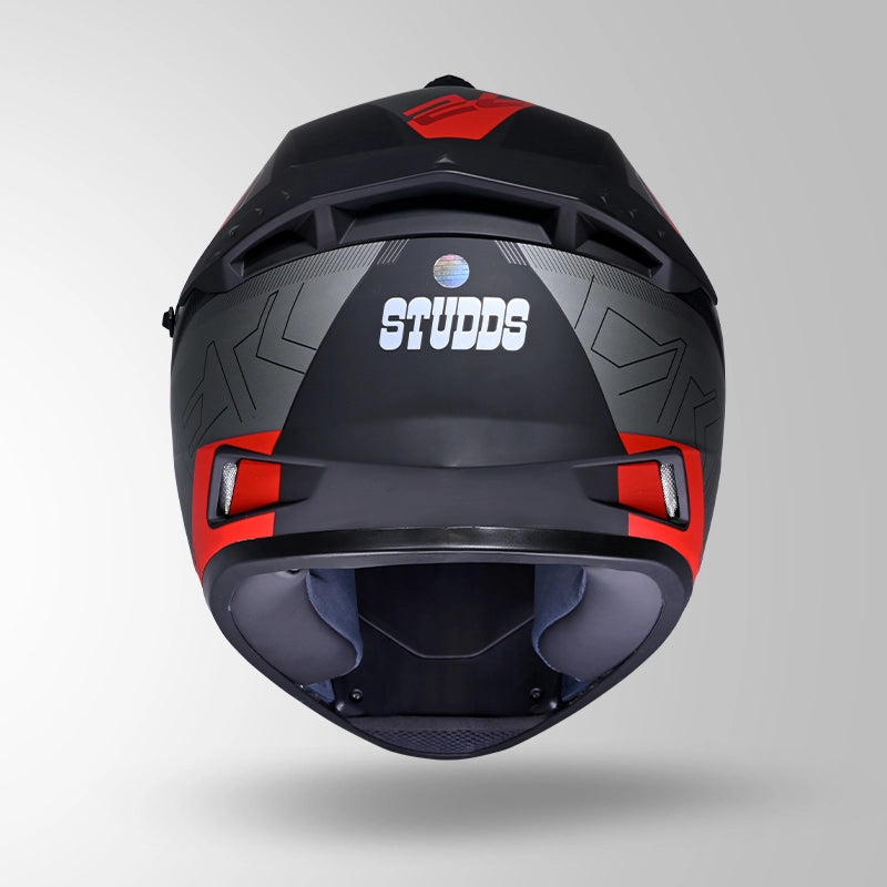 DRIFTER D6 REBELLION DECOR MATT BLACK / GREY & RED