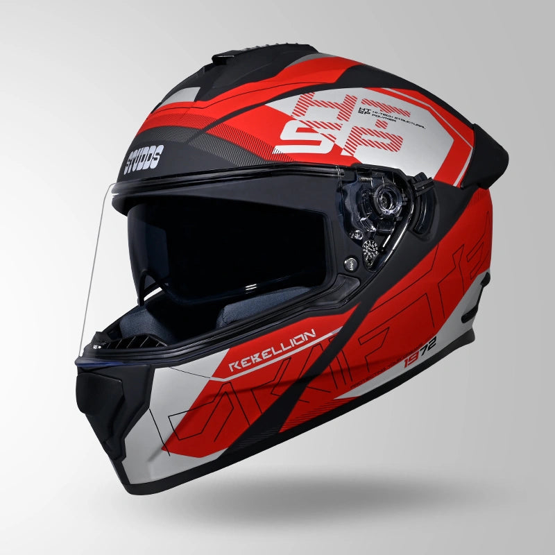 DRIFTER D6 REBELLION DECOR MATT BLACK & RED