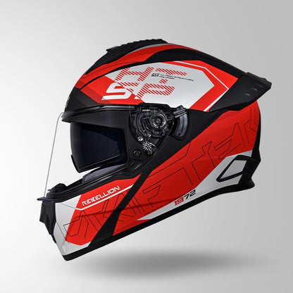 DRIFTER D6 REBELLION DECOR MATT BLACK & RED