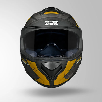 DRIFTER D6 REBELLION DECOR MATT BLACK & YELLOW