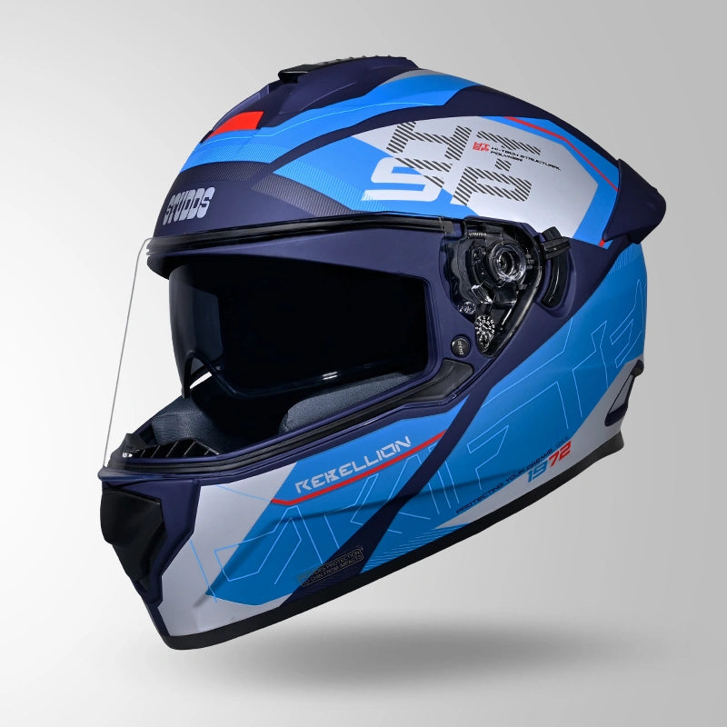 DRIFTER D6 REBELLION DECOR MATT BLUE & BLUE