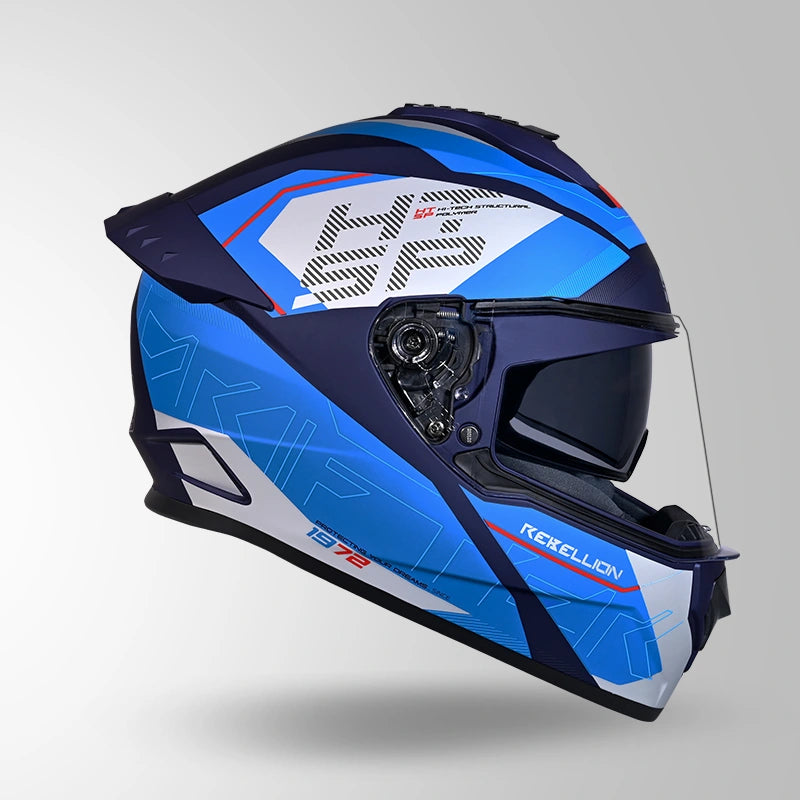 DRIFTER D6 REBELLION DECOR MATT BLUE & BLUE