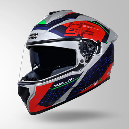 DRIFTER D6 REBELLION DECOR MATT SILVER & BLUE