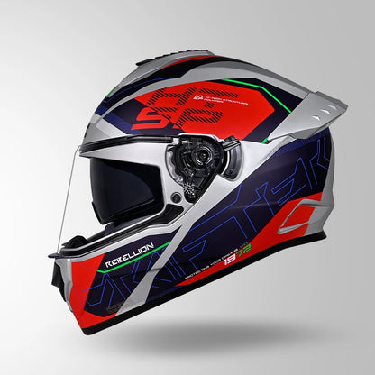 DRIFTER D6 REBELLION DECOR MATT SILVER & BLUE