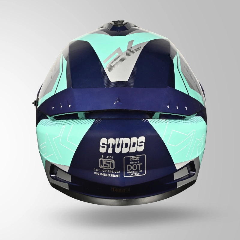 DRIFTER D6 REBELLION DECOR TURQUOISE BLUE & BLUE